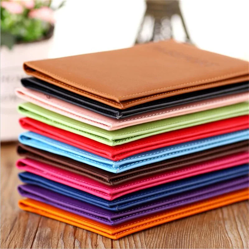 1PC PU Passport Holder Card Case Wallet for Women and Men
