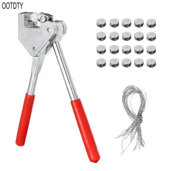 

20pcs 10x4mm Bean Sealed Plier Seal Lead Wire Pliers Tweezers for Anti-theft