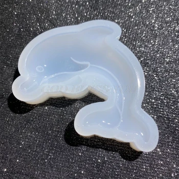 

Crystal Epoxy Resin Mold Dolphin Pendant Casting Silicone Mould DIY Crafts Jewellry Making Tools Drop Shipping