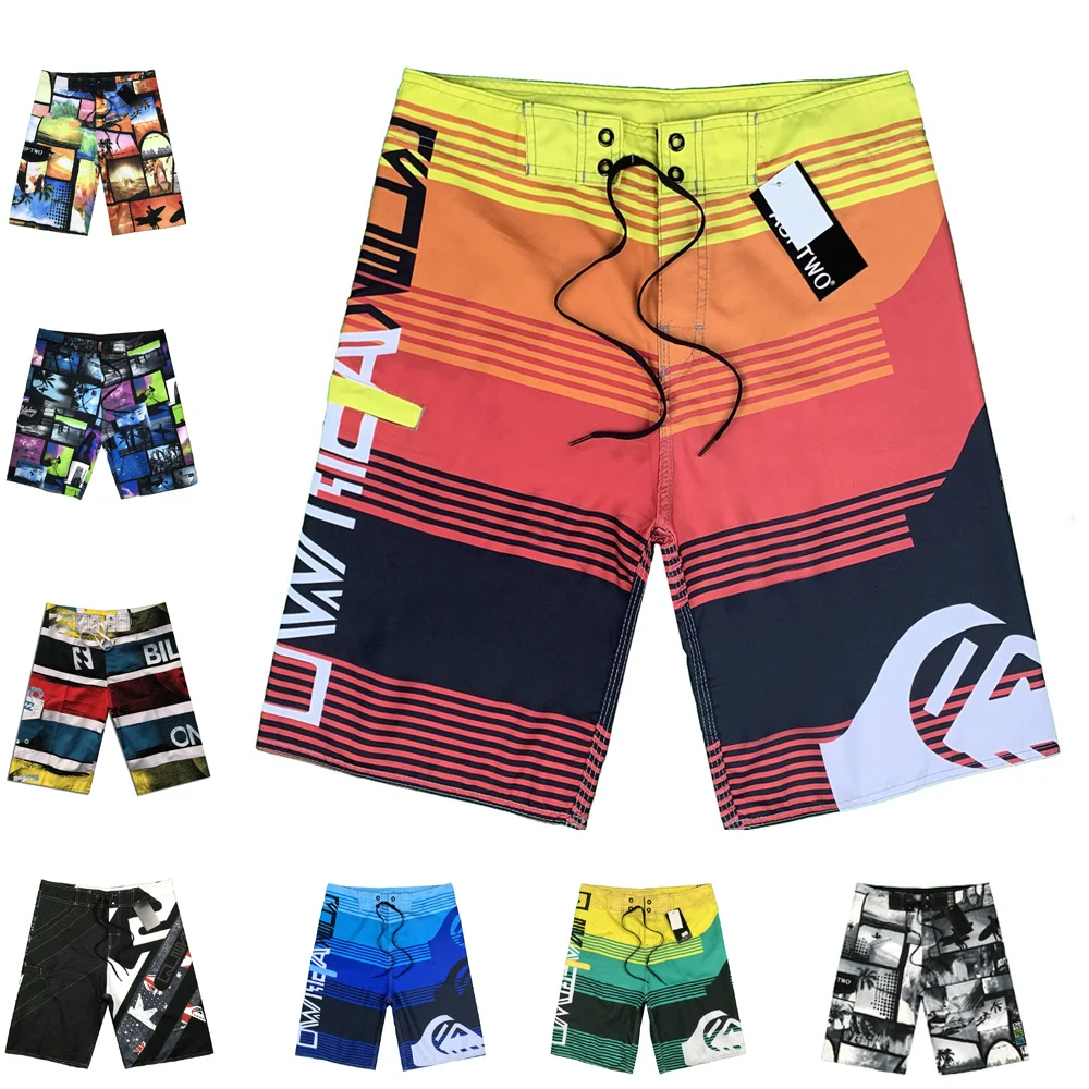 2020 New Men's Swimming Trunks Loose Quick Dry Breathable Swim Shorts Surf Board Beach Shorts Swimwear Pants Male