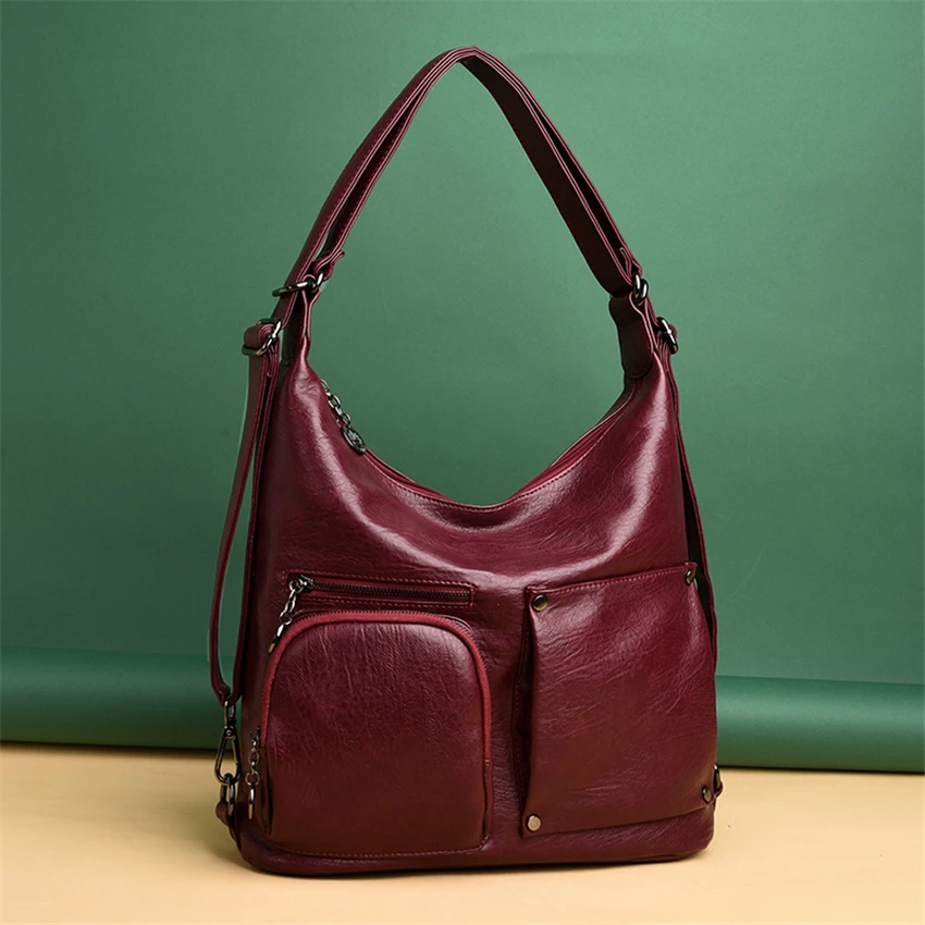 Многофункциональная большая сумка, женские модные сумки, сумка-тоут, сумки на плечо, известный бренд, кожаные сумки через плечо для женщин, сумка для основной