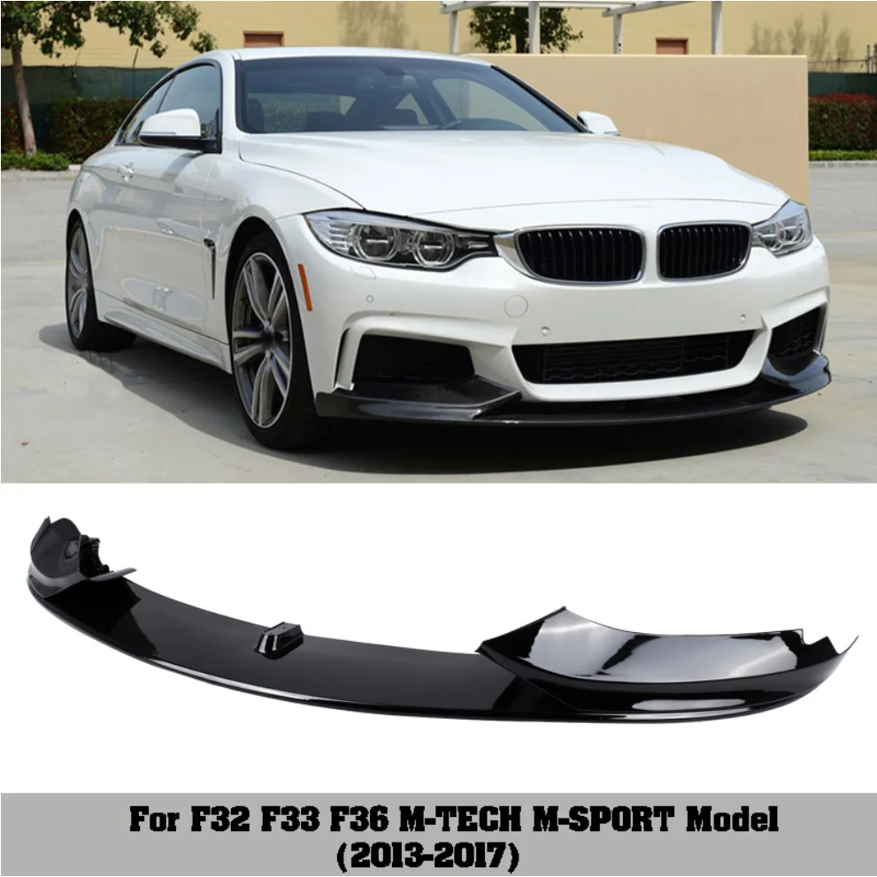 Для M P стиль PP материал бампер передняя губа ДЛЯ BMW 4 серии F32 F33 F36 425i 430i
