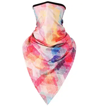 

Unisex Neck Gaiter Face Triangle Scarf Sunscreen Ice Silk Graffiti Bandana Mask LX9E
