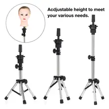 Регулируемый штатив подставка держатель манекен голова штатив Парикмахерская учебная головка держатель волос парик стенд инструмент