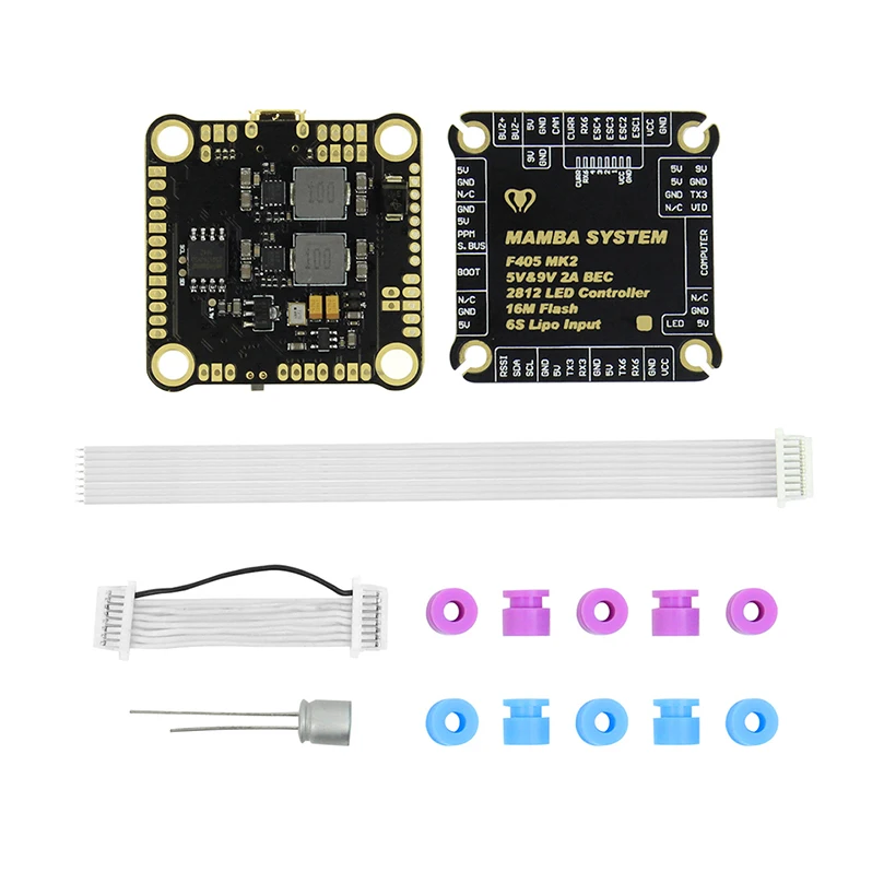 Diatone Mamba F405 Flight Controller Betaflight STM32 MPU6000 OSD Built-in 5V/2A BEC 3-6S for DIY FPV Racing Drone Quadcopter | Игрушки и