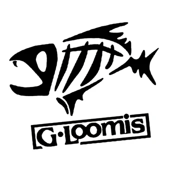 

Creative G-loomis Go Fishing Car Sticker Accessories Car Rearview Mirror Vinyl Decal Car Styling PVC 14cm X 11cm