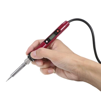 

Hot 80W 936H LCD Digital Thermostat Adjustable Free Electric Soldering Iron Mini Soldering Station Electric Irons Welding Tools