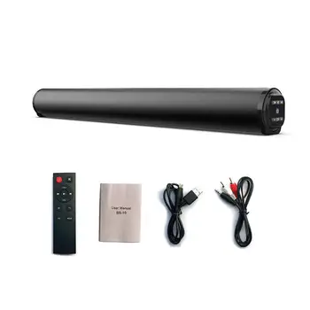 

BS-10A 10W TV Sound Bar For AUX USB Wired and Wireless Theater Home Radio SoundBar FM Bluetooth Surround L8T3