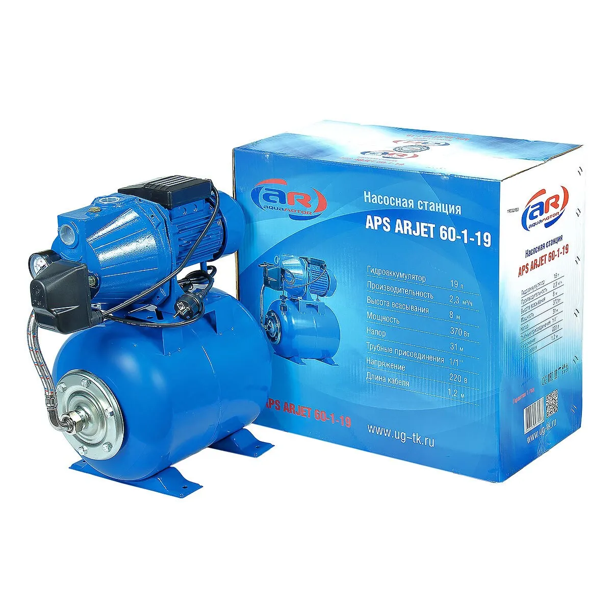 Насосная станция AquamotoR APS ARJET 60 1 19|Насосы| |