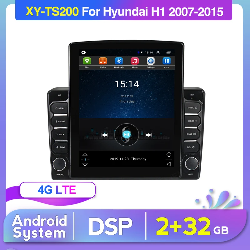 2 ГБ + 32 Автомобильный DVD мультимедийный плеер для Hyundai H1 Grand Starex 2007 2008 2009 2010-2015 GPS WIFI