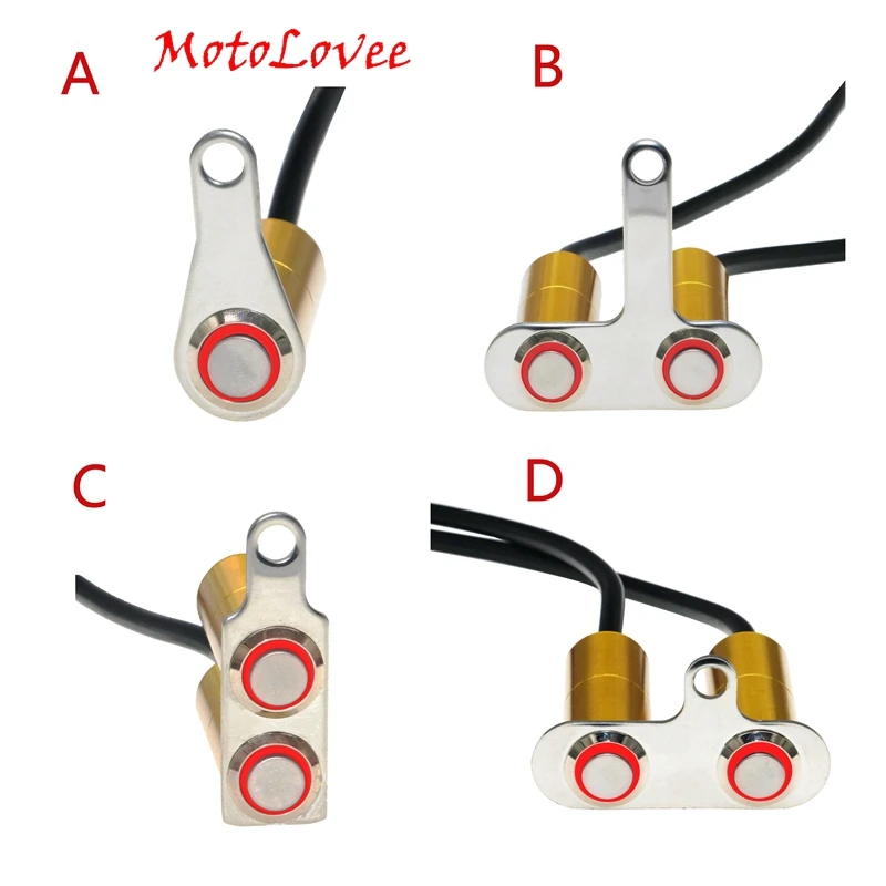MotoLovee светодиодный переключатель на руль мотоцикла регулируемое крепление