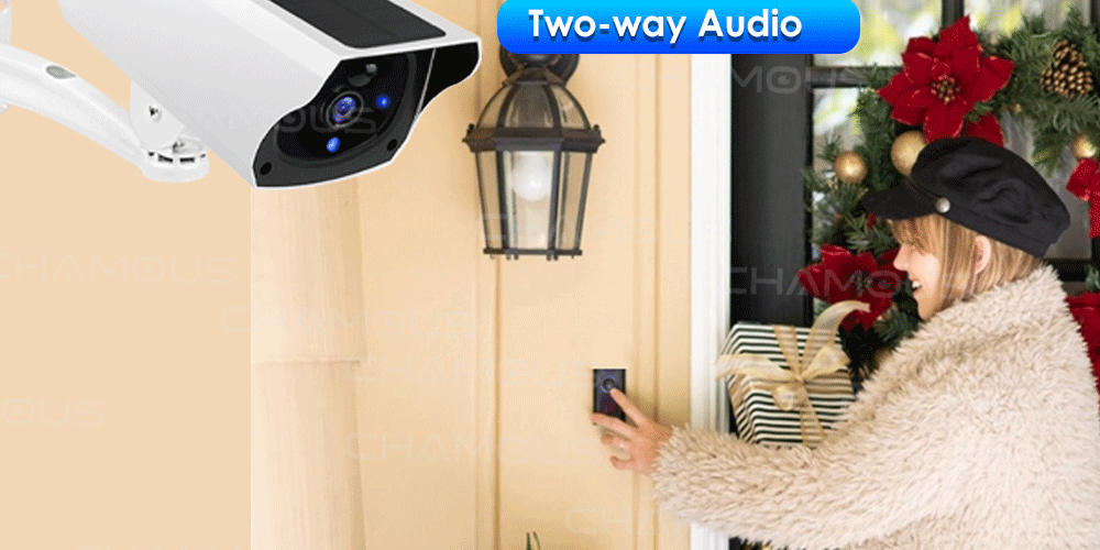 Telecamera di sorveglianza WiFi, con pannello solare, 1080P HD, telecamera  IP wireless per esterni, casa, protezione di sicurezza, zoom 4X,  grandangolo, P2P, telecamera solare WiFi, - AliExpress