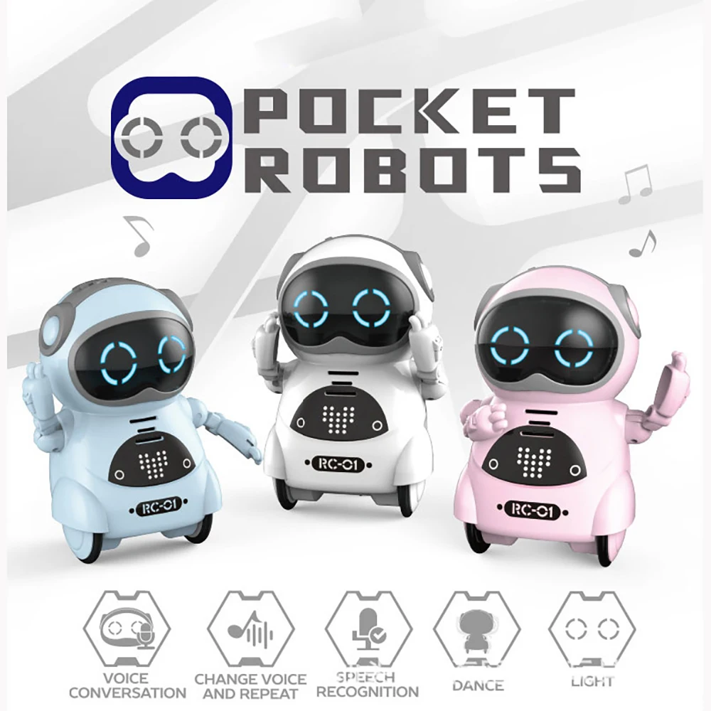 Child Electric Multifunctional Voice Intelligent Mini Early Education Interactive Story Robot Learning Machine Recording Singing - ANKUX Tech Co., Ltd