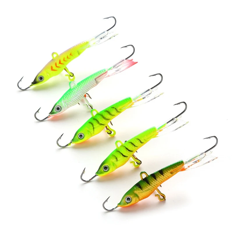 15G Balancer Winter Ice Fishing Lure Jig Bait Fishing Hooks 3D Eyes Lead Hard Lure Jigging Lure Fishing Tackle Lure