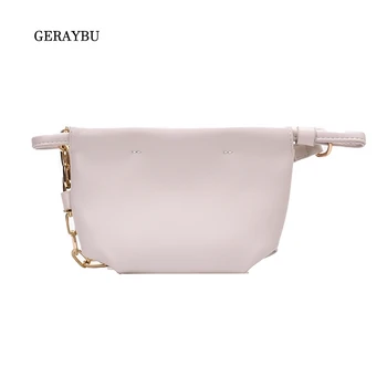 

Fashion Women Shoulder Bag Small Female Mobile Phone Bag Simple New PU Leather Messenger Bags Chains Light