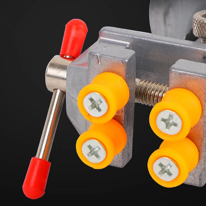Fixed Frame Sucker Clamp Adjustable Table Bench Vise Rotatable Bench Screw For Repair Table Vise Bench Clamp Grinder Table Vise