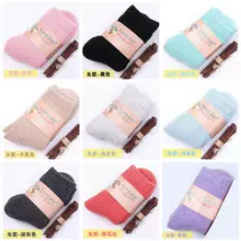1 пара, женские шерстяные кашемировые толстые теплые носки, повседневные эластичные теплые длинные носки