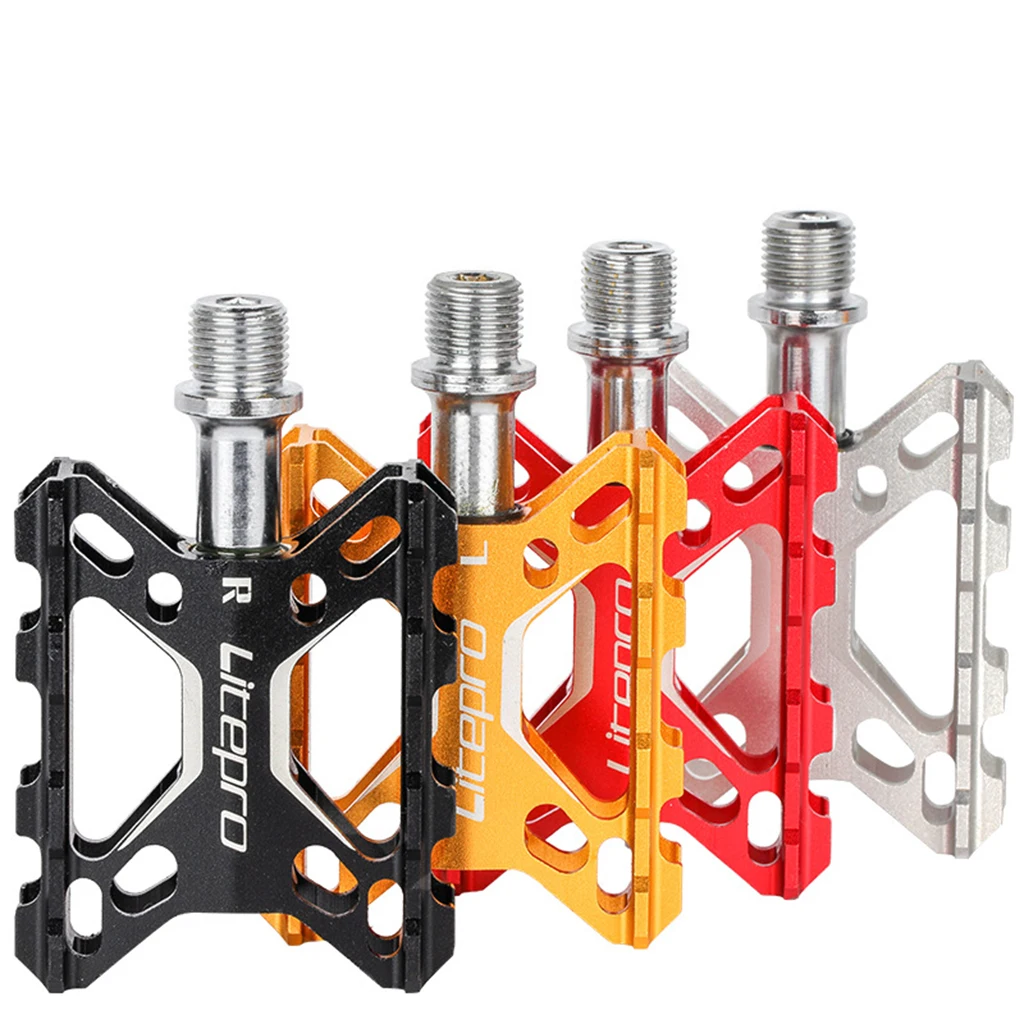Folding Bike Pedals,Mountain Bicycle Pedal Sets,Aluminum Alloy DU