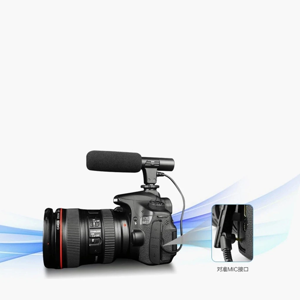 3 5 мм телефон с микрофоном для записи цифровое видео DV камера интервью студийная