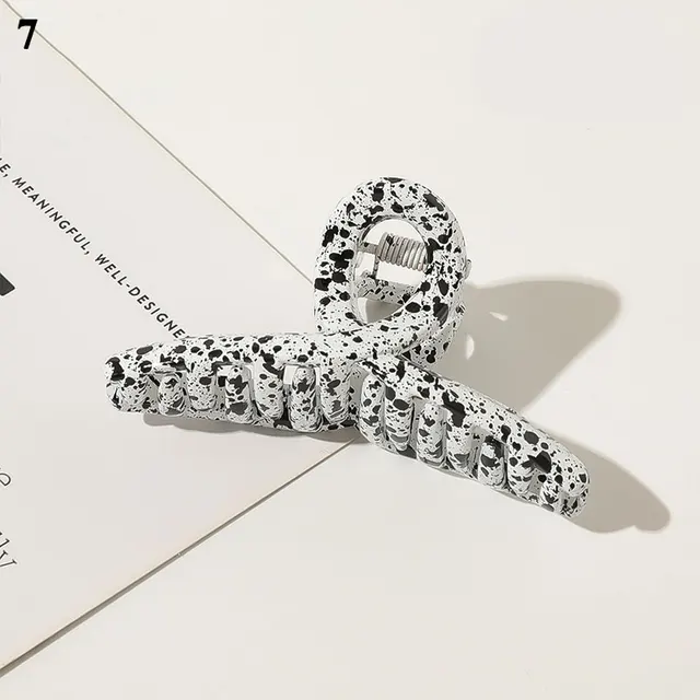 1PC Barrettes  Hair Claw For Women Acrylic Hairpins Hair Crab Claws Girls Make UP Washing Tool Accessories Women Hair Clips 2021 11  small size