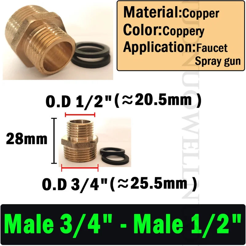 2PCS Kitchen Water Purifier Faucet Aerator Adapter Water Purifier Accessories 1/2\