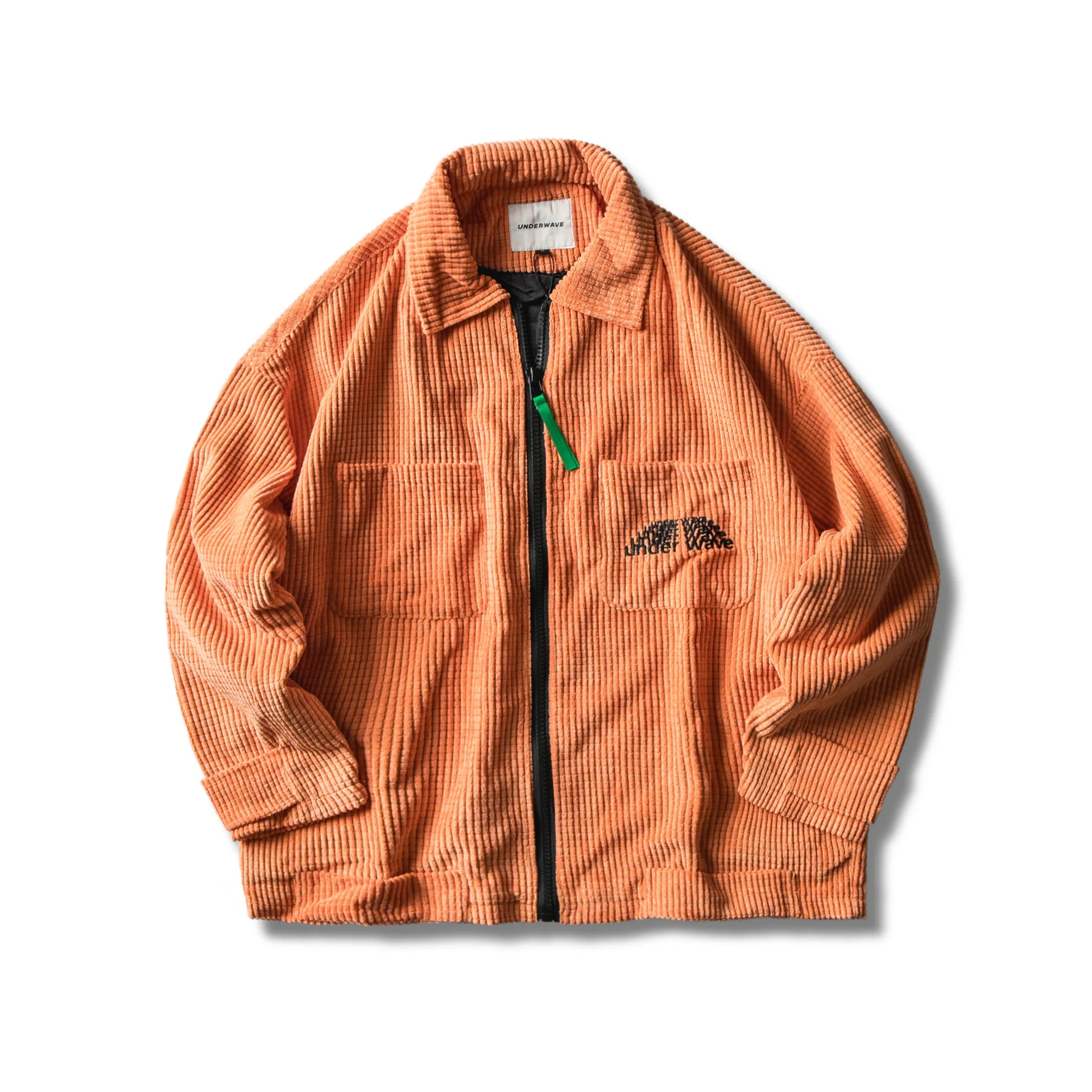 

City Where the Product 2019 Autumn New Style Multi-pockets Embroidered Corduroy MEN'S Jacket MEN'S Casual Jacket