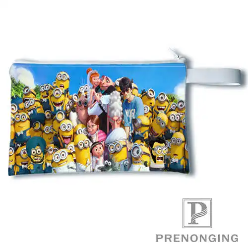 Coin Purse Изготовленный На Заказ кошелек с рисунком миньонов(2) кошелек на молнии нулевой кошелек телефон Сумки для ключей модный небольшой женский кошелёк#19-01-22-5-244 - Цвет: Coin Purse