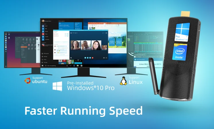 Intel Celeron J4125 Quad Core Fanless Mini PC - 8GB DDR4, 128GB, Windows 11 Pro, Support for Linux, Ubuntu Description Image.This Product Can Be Found With The Tag Names Cheap Mini PC, Computer Office, High Quality Computer Office, Mini pc