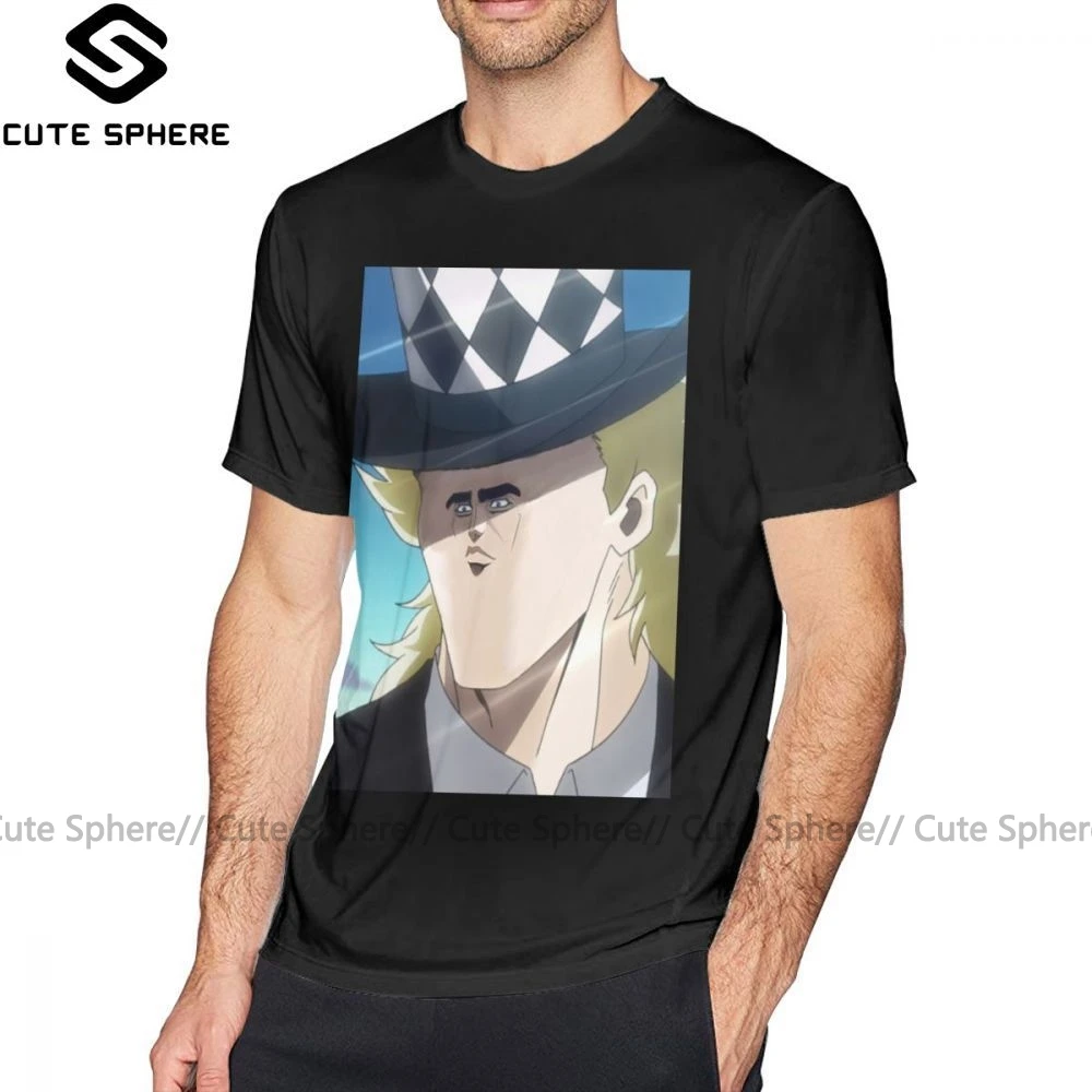 Jojo Необычные Приключения футболка JoJo S странные приключения Speedwagon Meme Футболка