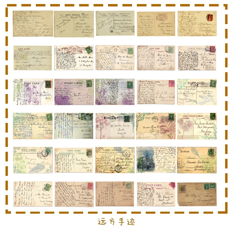 Decorative Stickers 60PCS/bag DIY vintage washi note