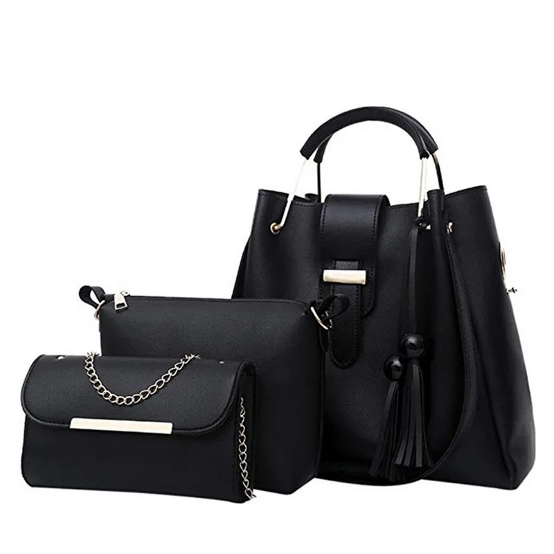 

Litthing 4pcs Woman Bag Set Fashion Female Purse and Handbag Four-Piece Shoulder Bag Tote Messenger Purse Bag Drop Shipping