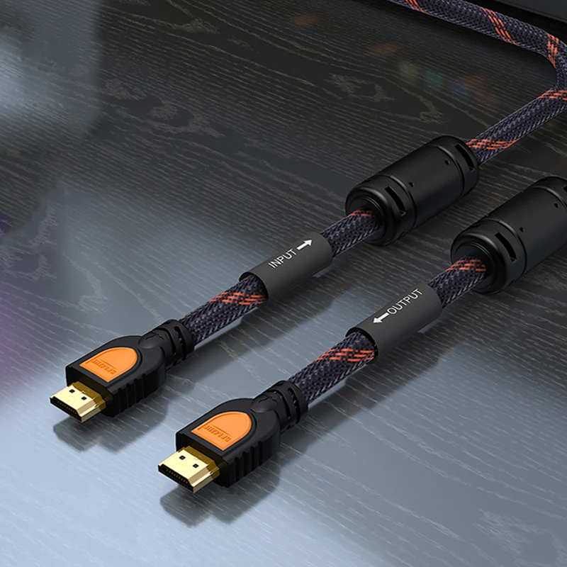 HDMI кабель от SAMZHE 2 0 4K HDR 3D разветвитель удлинитель адаптер для ТВ ЖК дисплей