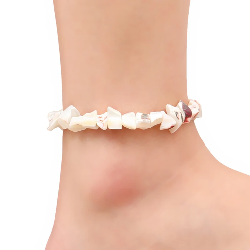 New Fashion Chain Natural Seashell Choker Anklet Shell Choker Jewelery For Summer Beach Gift