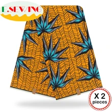 Анкара африканская восковая печатная ткань 12 ярдов Хлопок Воск Гана воск нигерийский стиль для шитья африканские платья одежда 111809