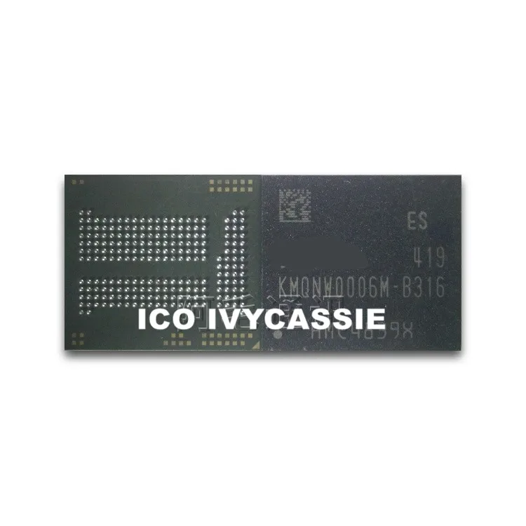 KMQNW0006M-B316 eMMC EMCP UFS BGA221 чип ИС флэш-памяти NAND 8 Гб + 1 припаянный булавки с шариком |