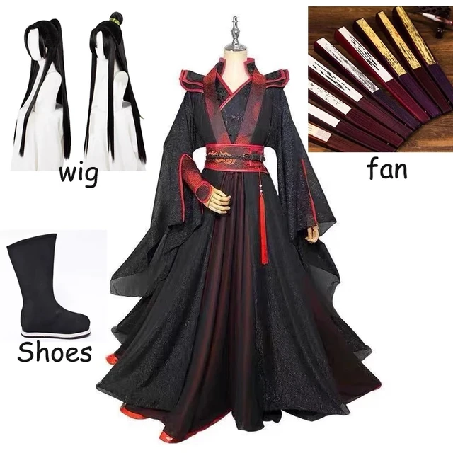 Amazon.com : Game Genshin Impact Cosplay Costume La Signora Villain Cosplay  Suit Dress Anime Thunder Warlock and Scaramouche Cosplay : Office Products