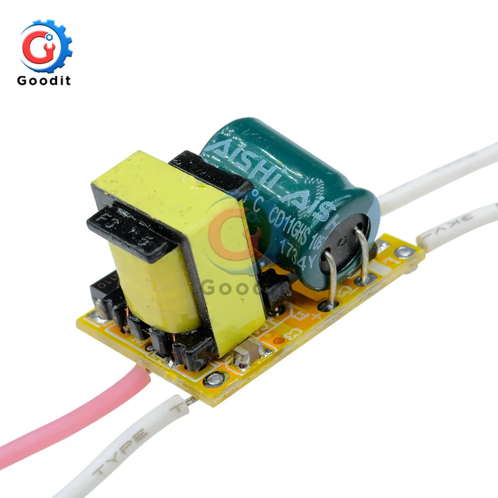 Non-waterproof LED Driver Transfomer Chip Power Supply Driver Transformer AC 85-265V 3W