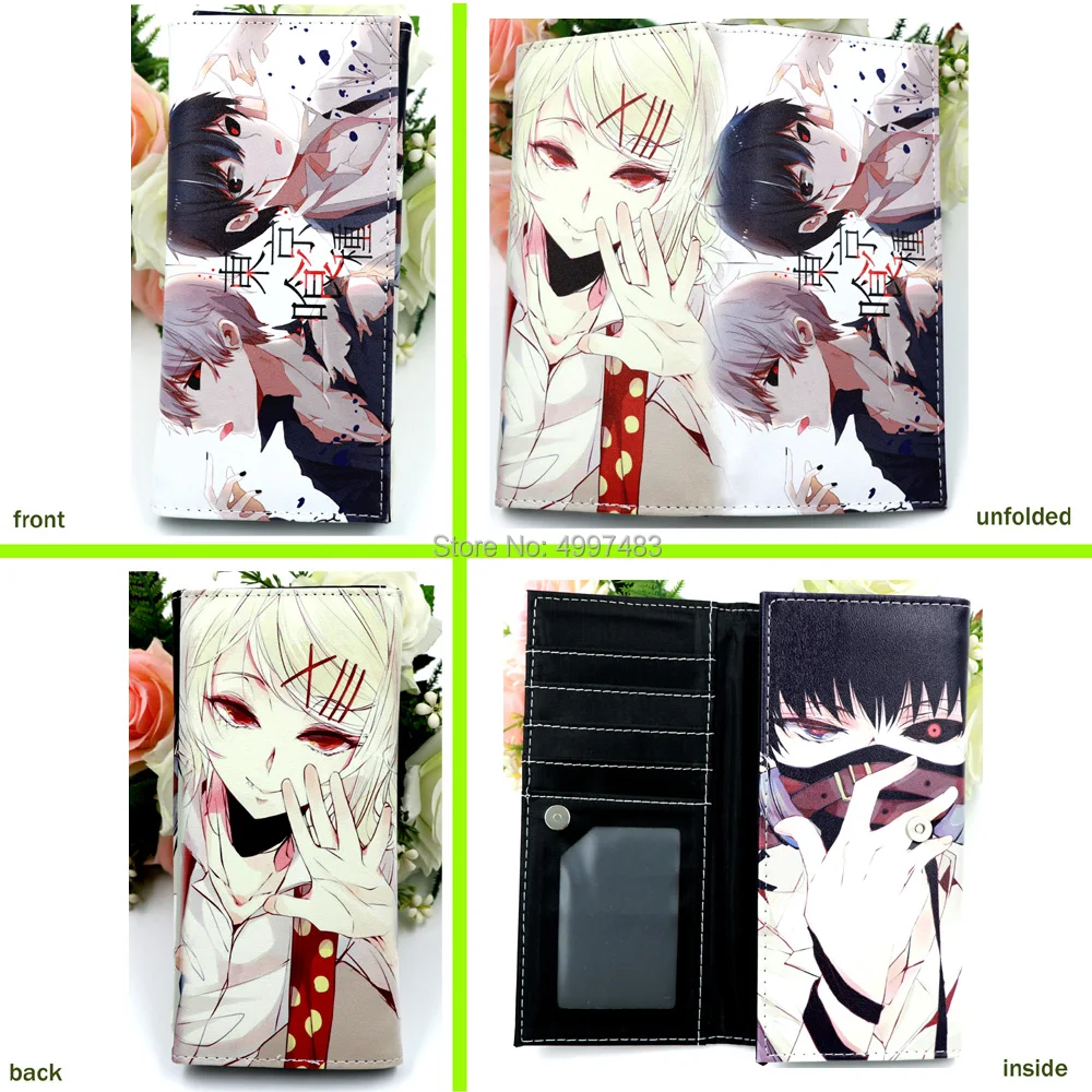 Токийский Гуль аниме клатч кошелек Kaneki Кен держатель для карт с
