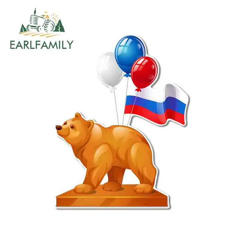 

EARLFAMILY 13 см x 10 см для Статуэтка медведя забавные наклейки на автомобиль аниме наклейка на дверь автомобиля протектор Авто кондиционер украшение