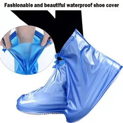 High Quality Men's and Women's Dustproof and Waterproof Shoe Covers High To Help Reusable Non-Slip Men and Women Travel Shoes