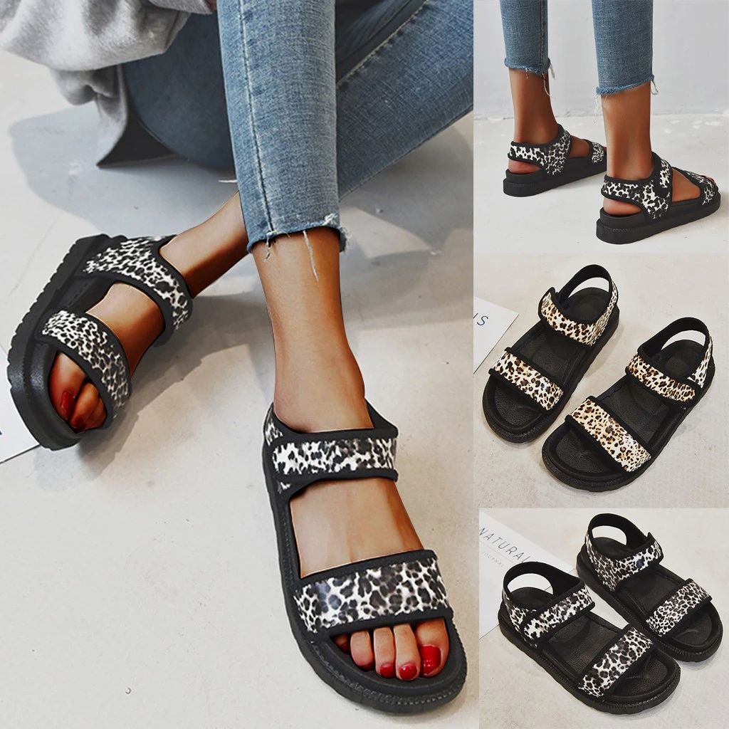 mid heel leopard print shoes