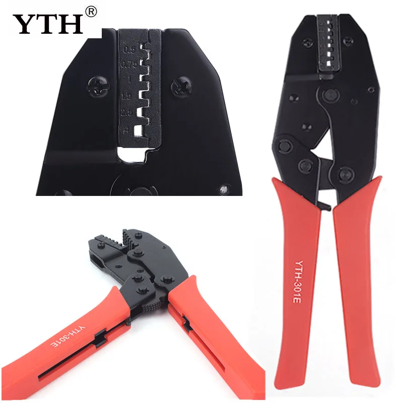 

YTH Crimping Pliers Tube Terminal Clamps Tubular Terminals Crimping Tools AWG 22-20 18-16 14-12 Electrical Pliers Crimper Clamp
