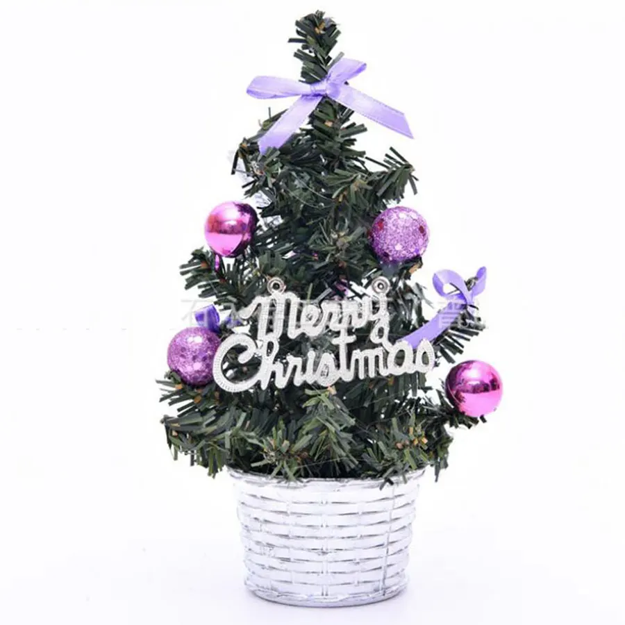 

2019 Christmas Decorations For Home Potted Christmas Tree Christmas Desktop Decor Pine Tree XMAS Party Supplies Kids Gift Toys