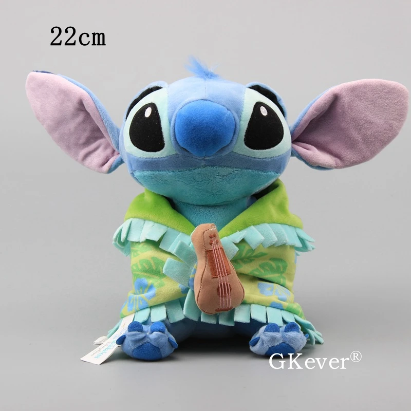 Stitch 22cm 18 Стич каваи Стич плюшевая кукла Игрушка Аниме Лило и Стич мягкая плюшевая Стич скрумп детские игрушки Рождественский подарок - Цвет: Stitch 22cm