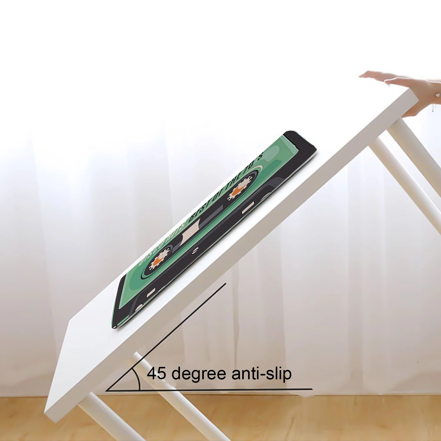 Винтаж кассетного типа Non-Slip водяная пыль абсорбирующие фланель половик коврик коврики для прихожей Кухня Ванная комната 40x60 см