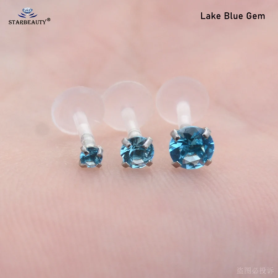 Nose Rings Piercing Jewelry Nose Studs Body Piercing Earrings Ear Piercing Jewelry Ear Studs Metal Jewelry Body Piercing Jewelry Body Jewelry 1pc 16G 2/3/4/5mm Clear Bar Nose Ring Stud Helix Tragus Piercing Oreja Labret Piercing Lip Ring Ear Earrings