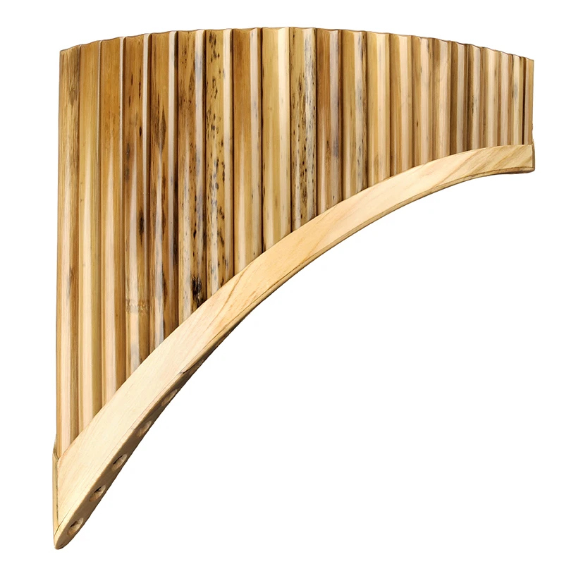 22 Pipes Pan Flute C Key пятнистые бамбуковые музыкальные инструменты инструмент для