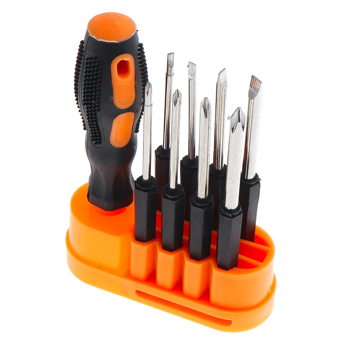 

8pcs/lot Protable Screwdriver Set Slotted Phillips Screw Driver with Plastic Box for Home Maintenance Repair Tools