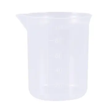 

5 Sizes Plastic Beakers Measuring Cups Set Graduated Transfer Pipettes M2EC