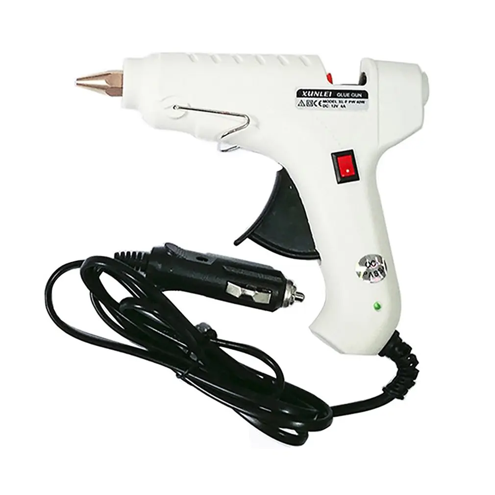 

12V/40W Heating Hot Melt Glue Gun Sticks Trigger Mini Guns Thermo Electric Heat Temperature Tool Repair Heat Gun